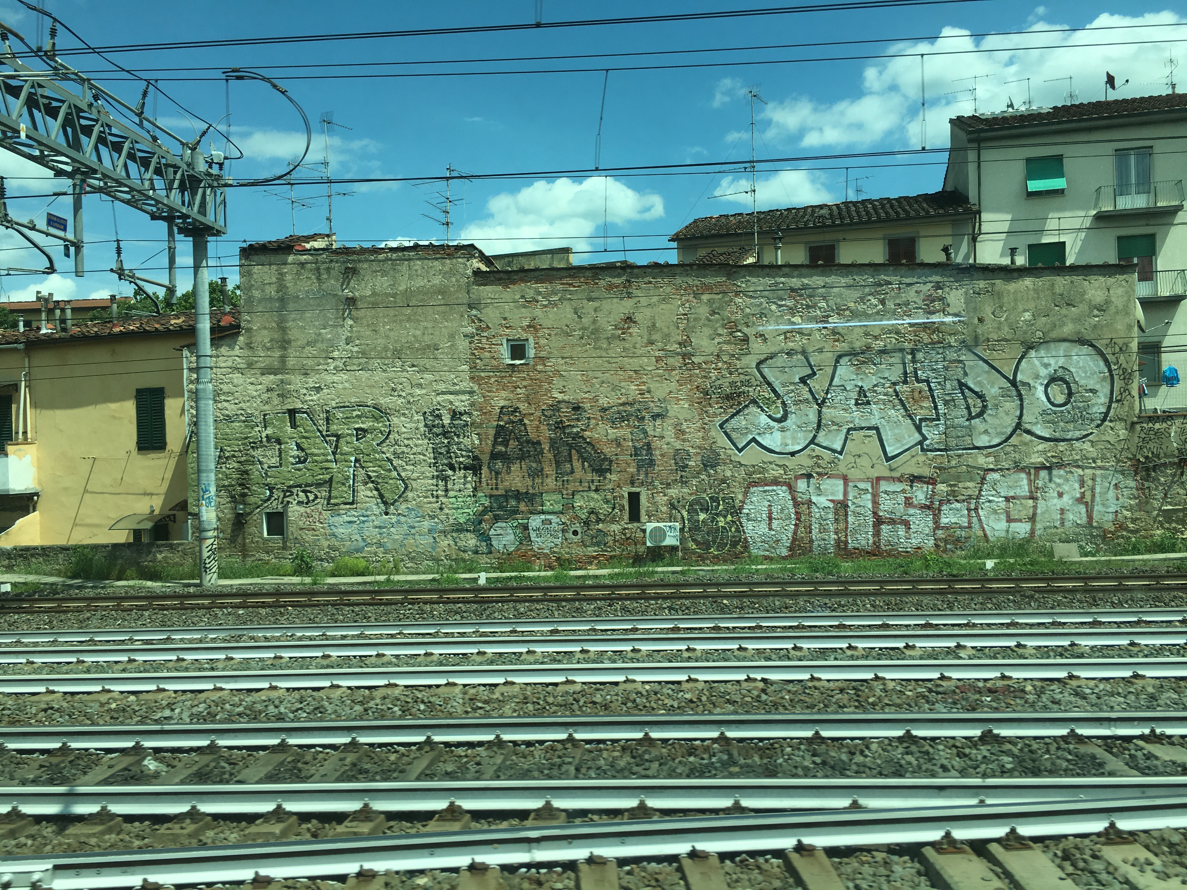 graffiti by the tracks