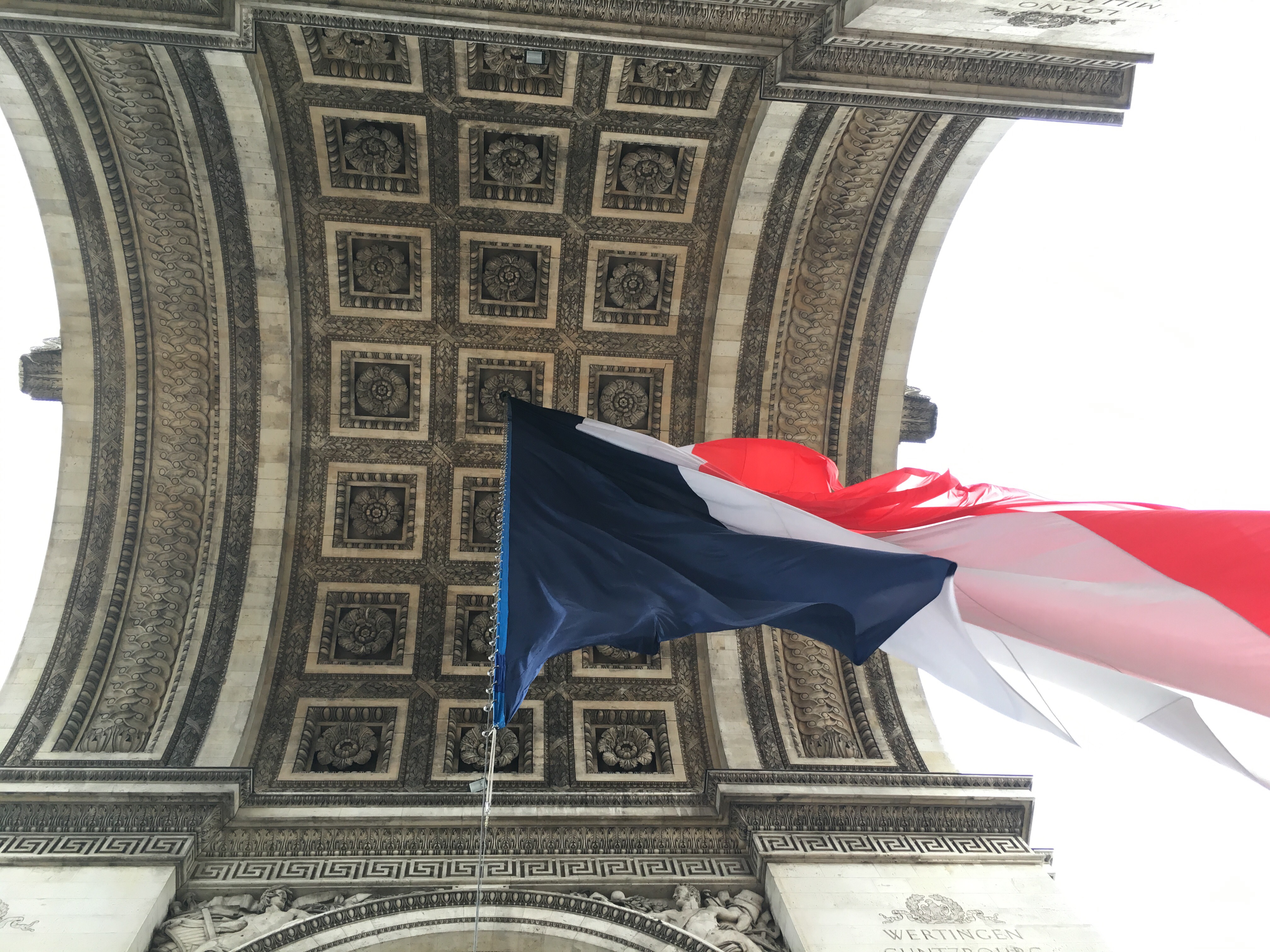 french flag flying